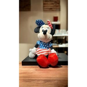 Disney Minnie Mouse American pride plush doll 9"
